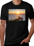 Sunset Ocean View T-Shirt