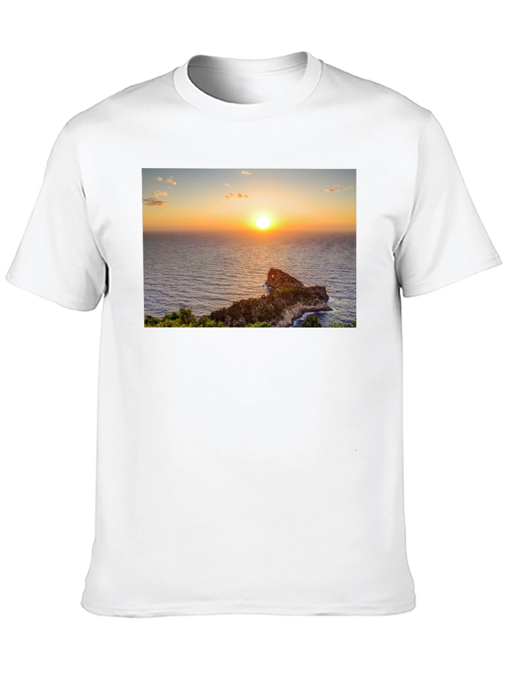 Sunset Ocean View T-Shirt