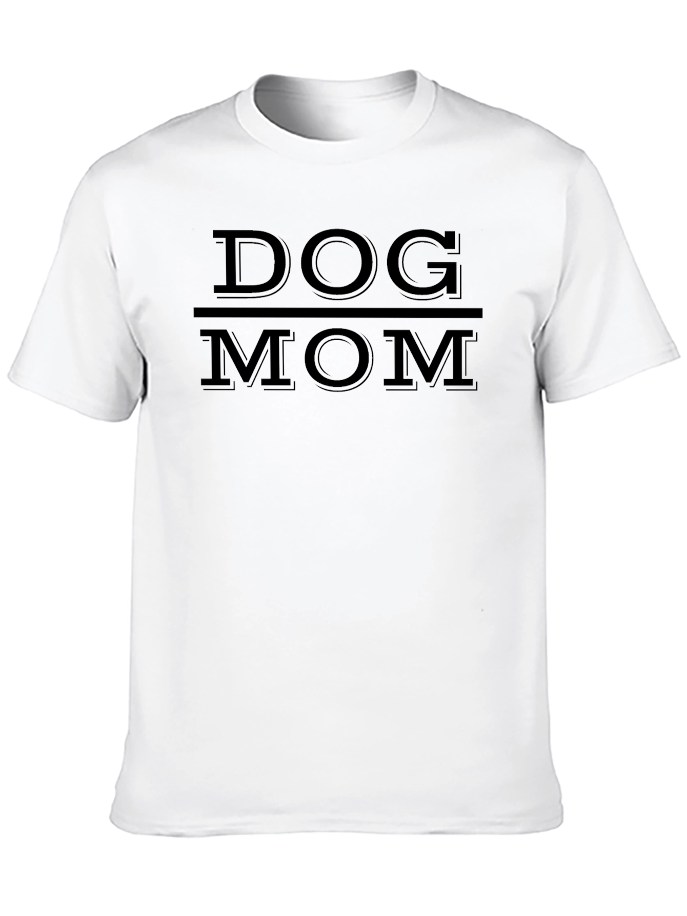 Dog Mom Graphic Tee - Black T-Shirt