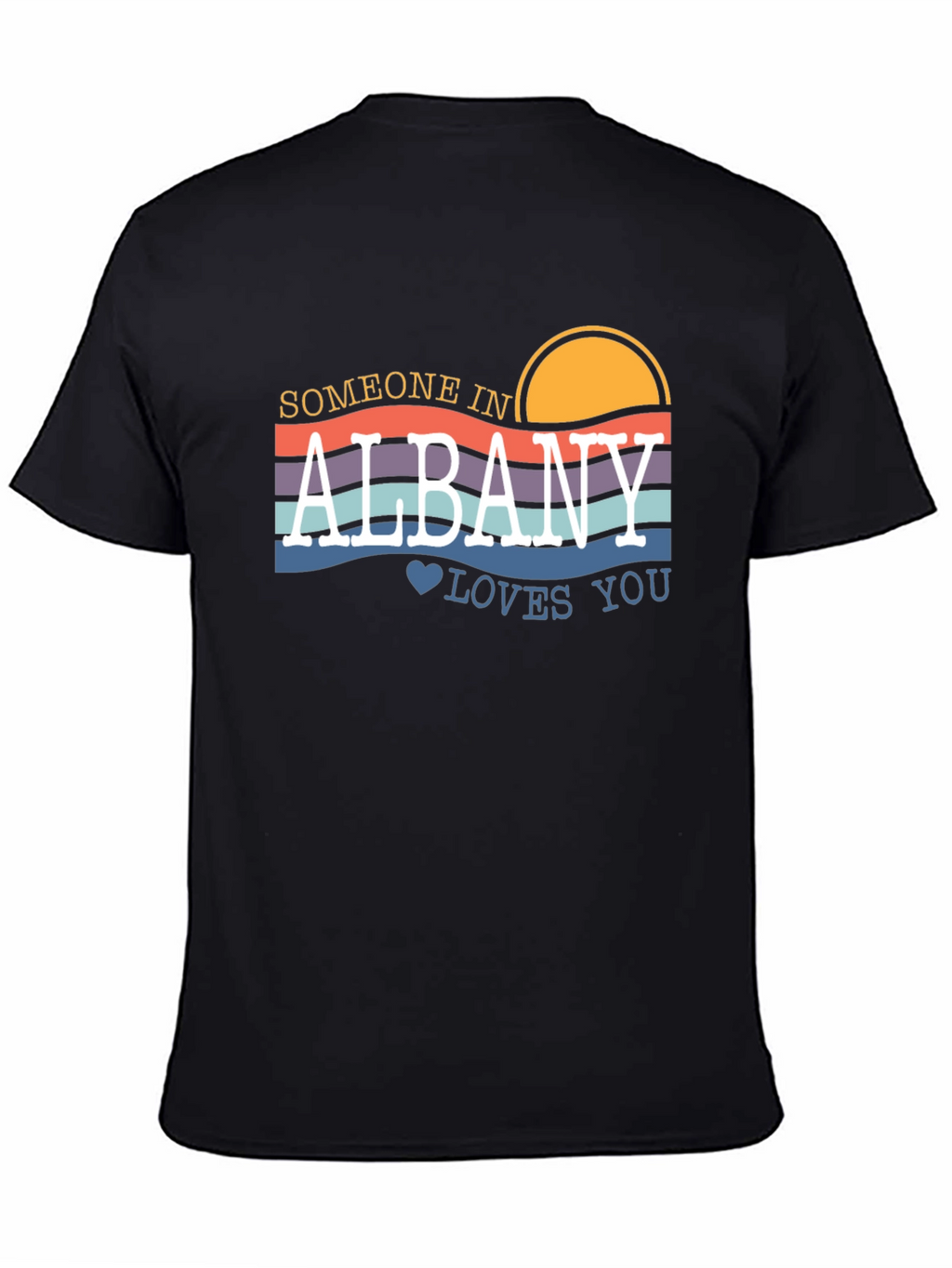 Albany Loves You Graphic T-Shirt - Retro Style