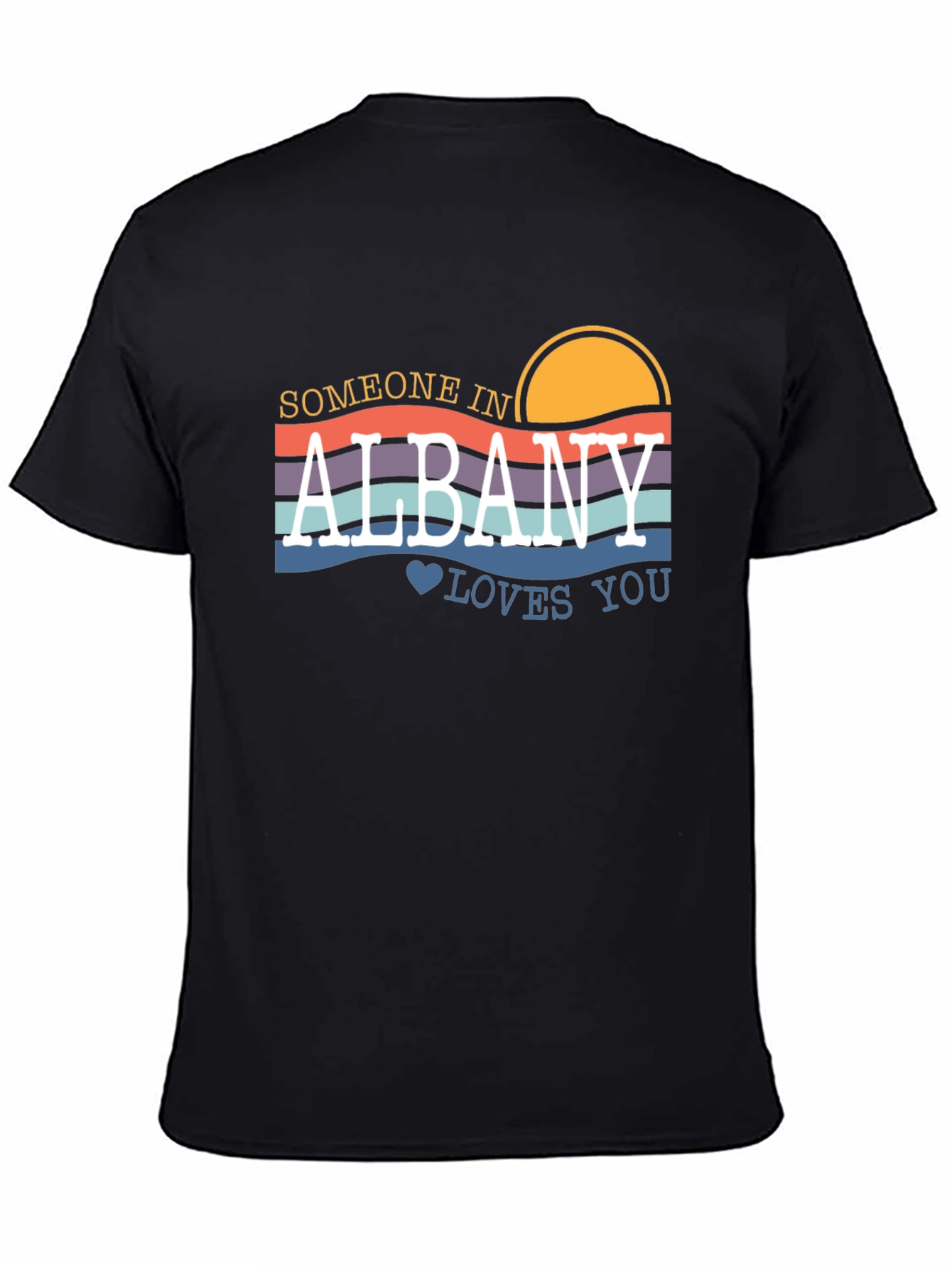 Albany Loves You Graphic T-Shirt - Retro Style