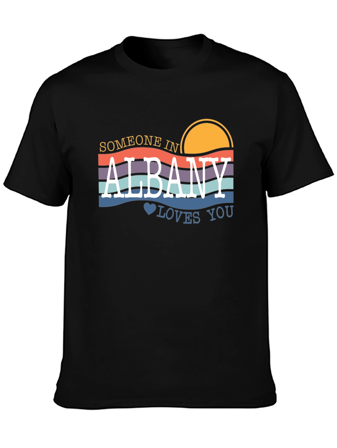 Albany Loves You Graphic T-Shirt - Retro Style