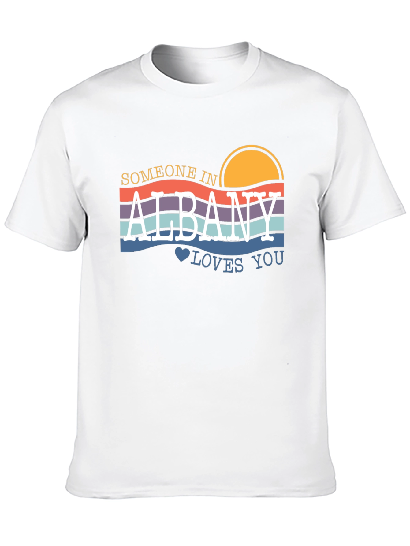 Albany Loves You Graphic T-Shirt - Retro Style