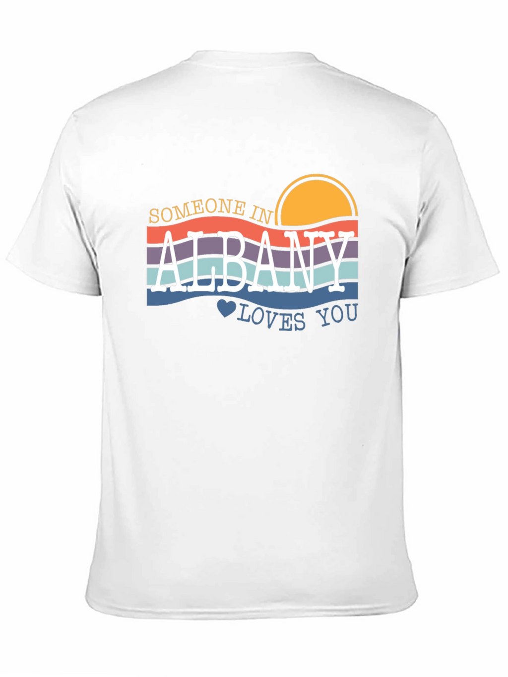 Albany Loves You Graphic T-Shirt - Retro Style