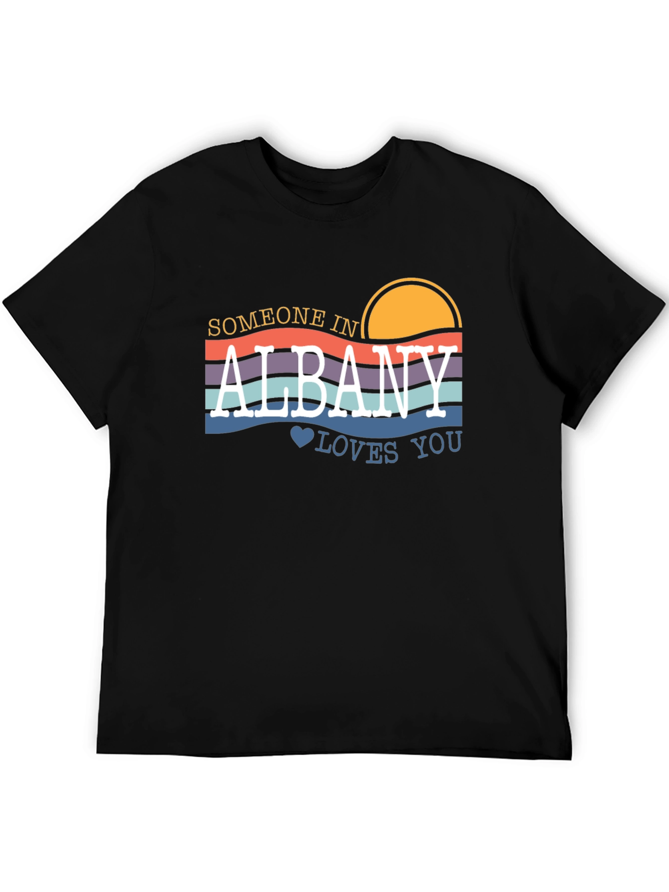Albany Loves You Graphic T-Shirt - Retro Style