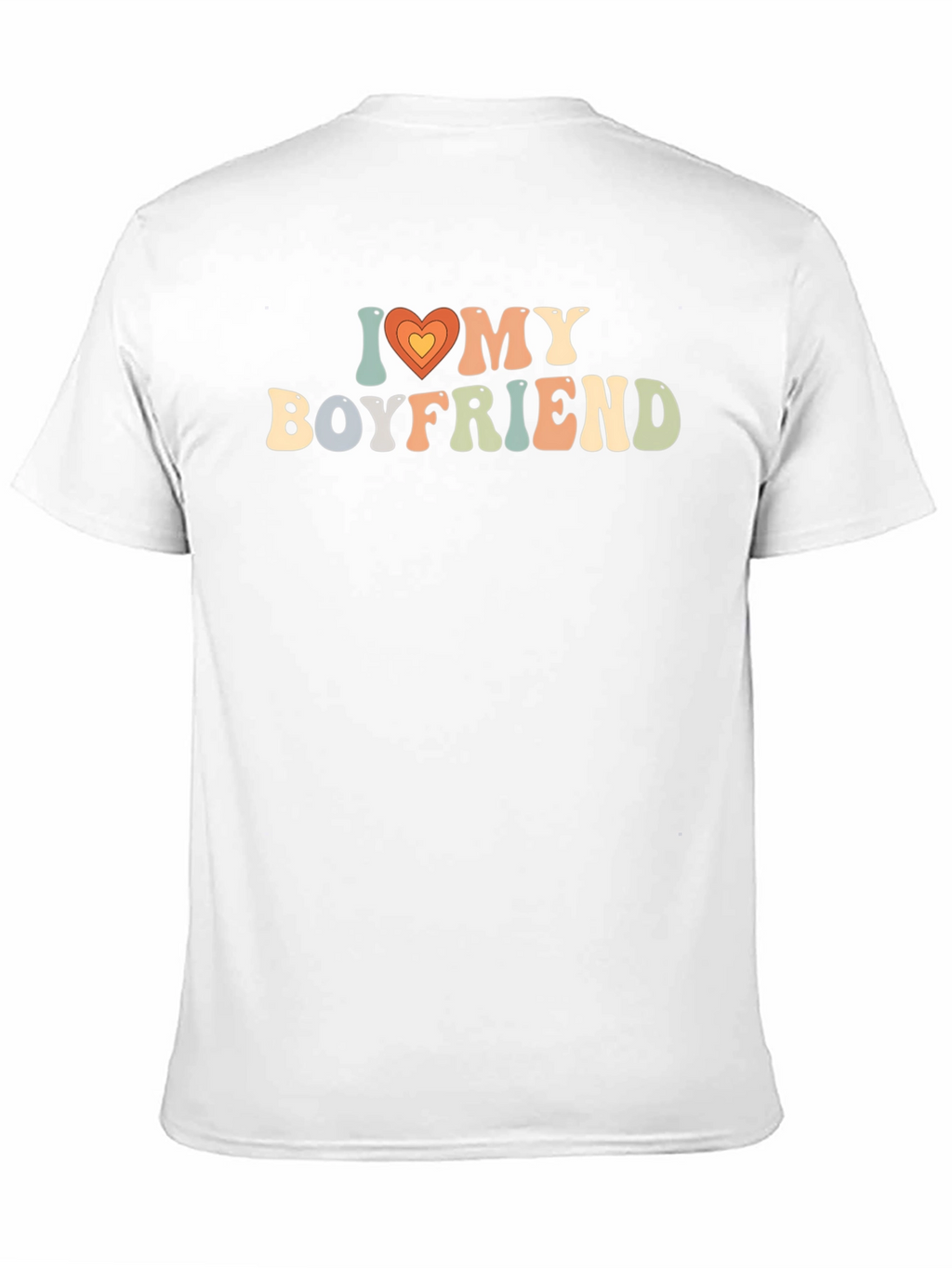 I Heart My Boyfriend Retro Graphic Tee