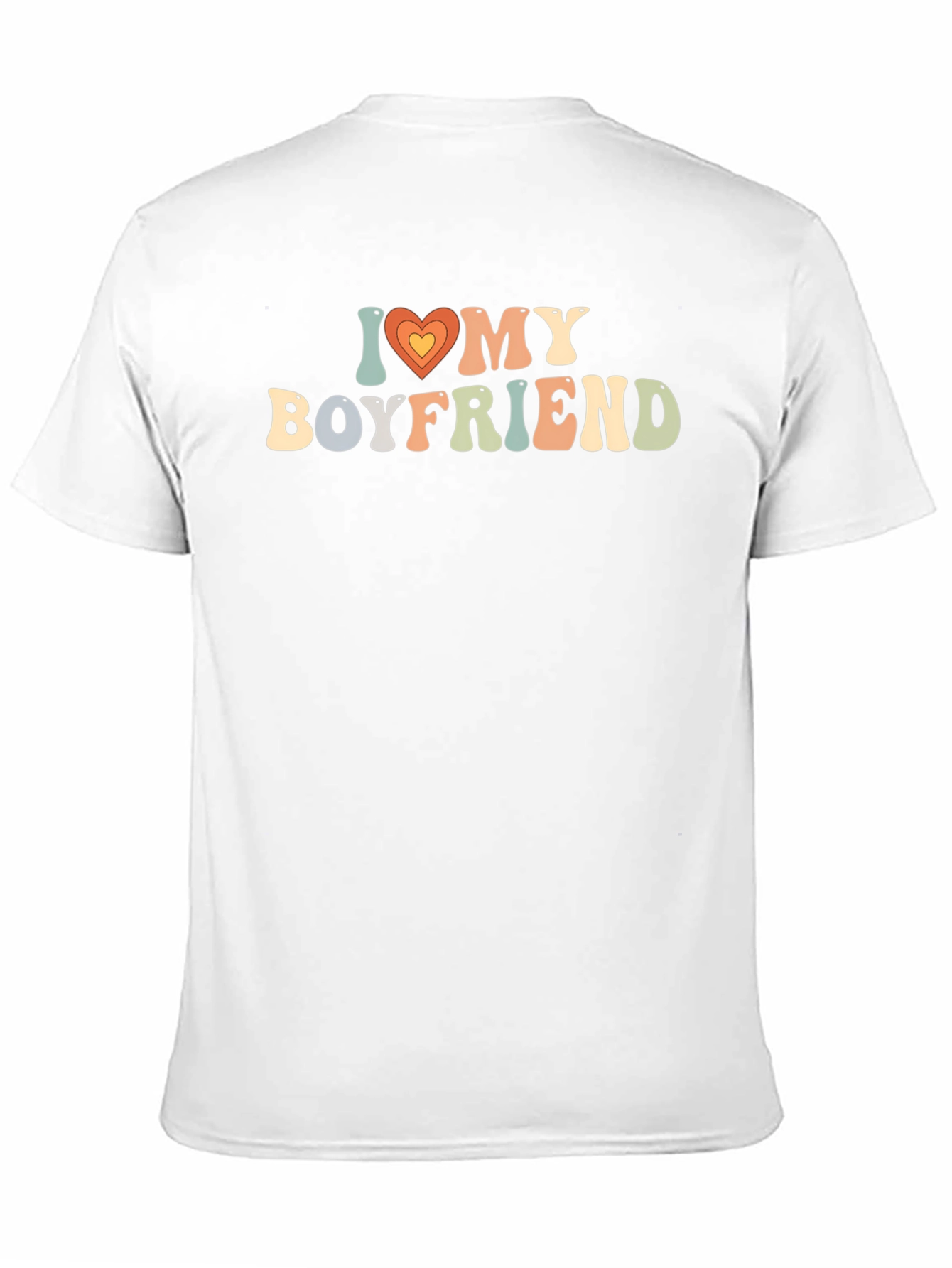 I Heart My Boyfriend Retro Graphic Tee