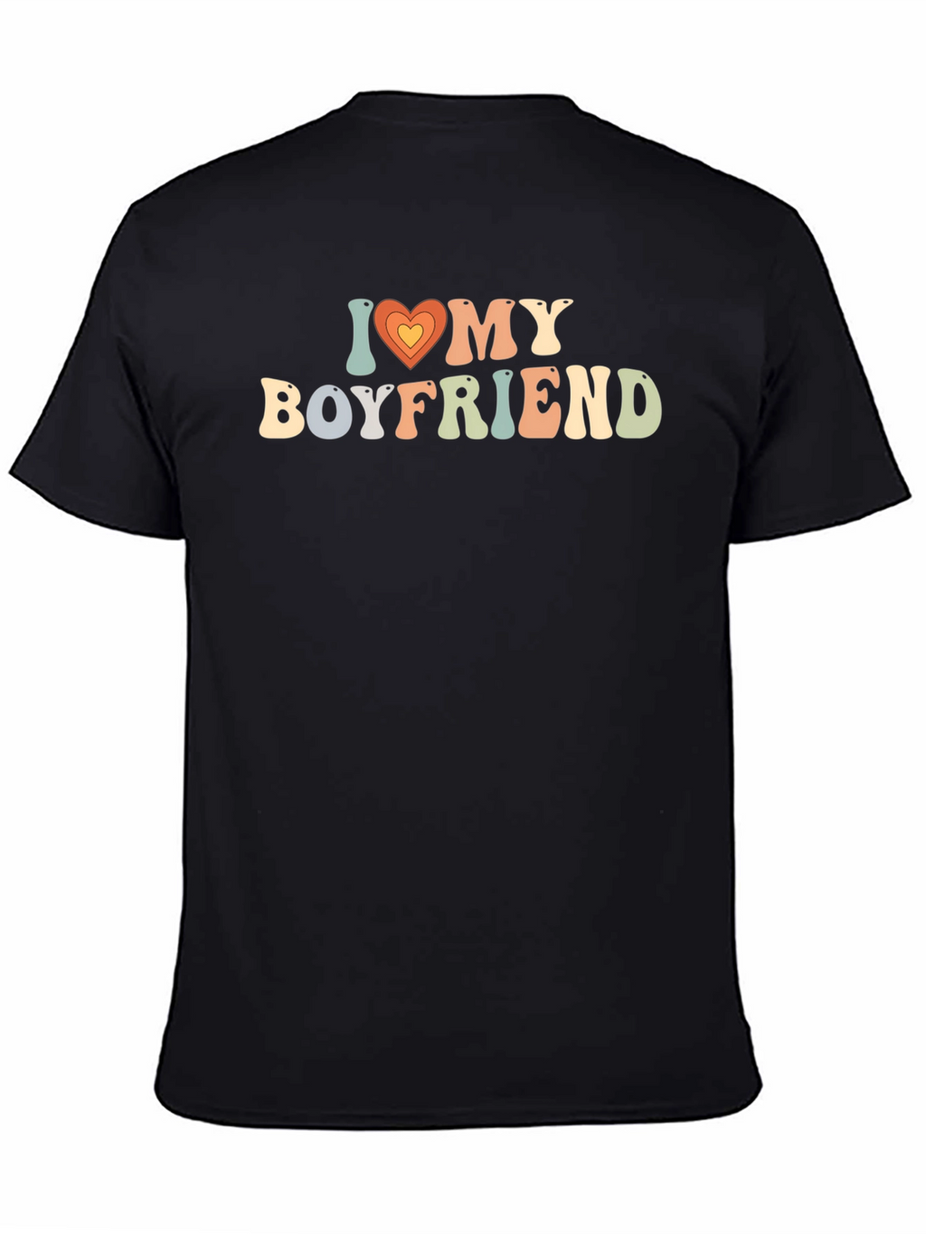 I Heart My Boyfriend Retro Graphic Tee