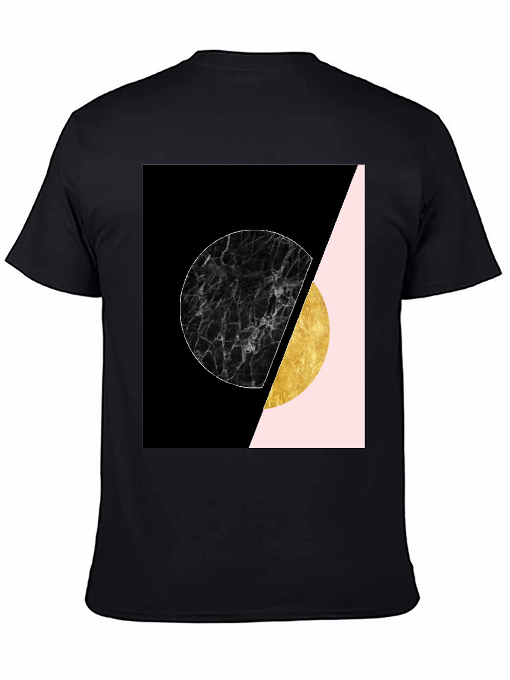 Geometric Circle Print Tee - Stylish Graphic T-Shirt