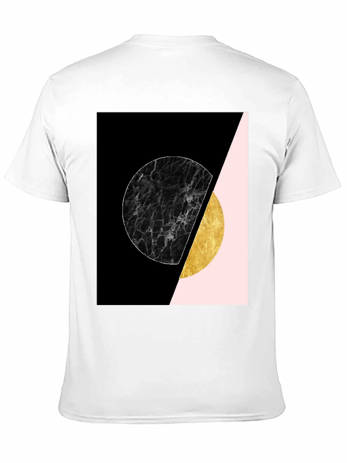 Geometric Circle Print Tee - Stylish Graphic T-Shirt