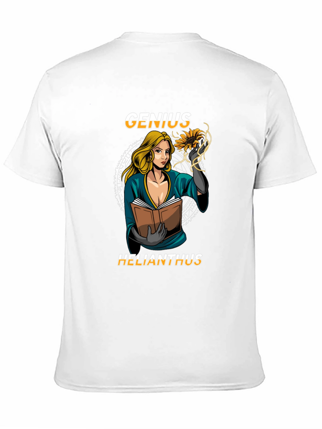 Genius Helianthus Black T-Shirt