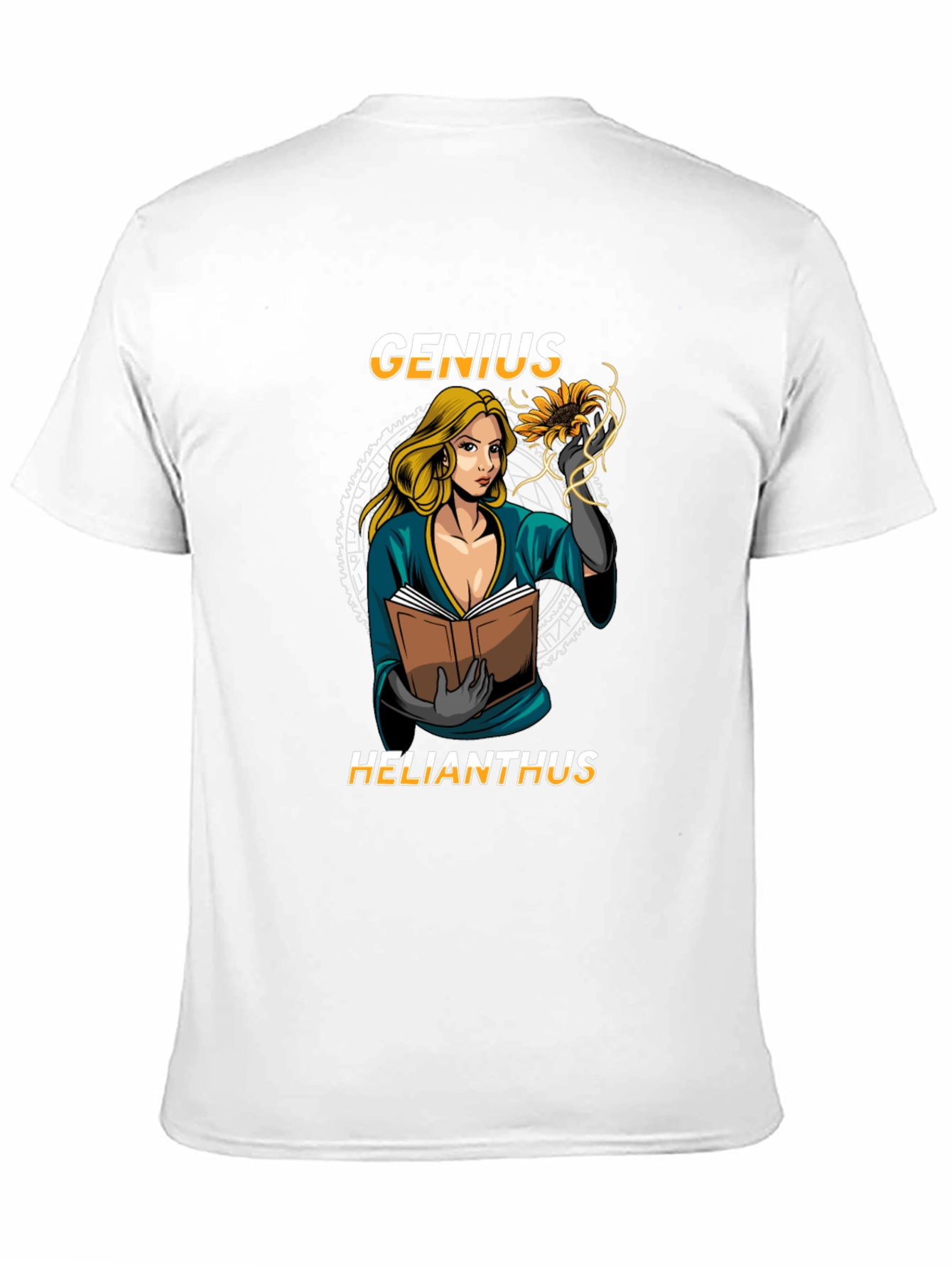 Genius Helianthus Black T-Shirt