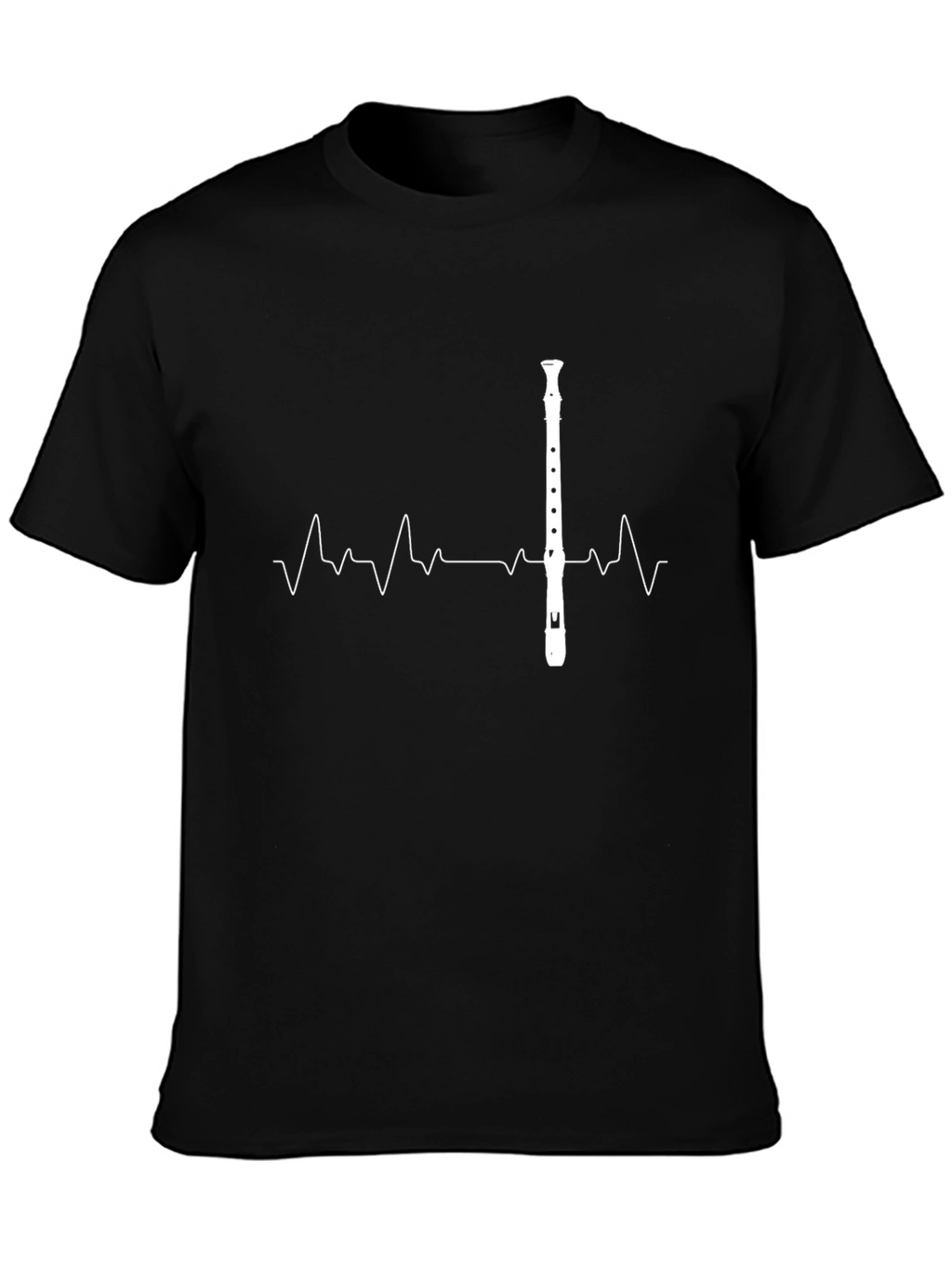 Recorder Heartbeat T-Shirt - Musician Tee
