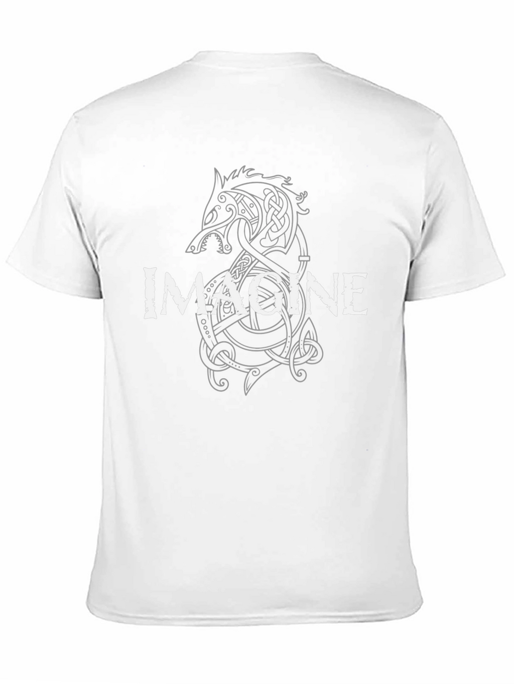 Imagine Celtic Dragon Graphic Tee - Black