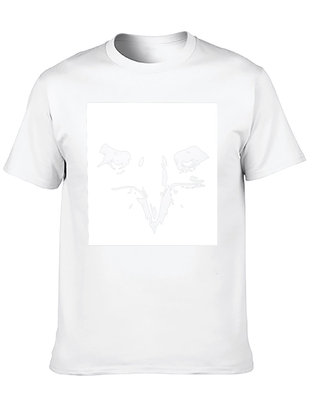 Abstract Eagle Eye Graphic Black T-Shirt