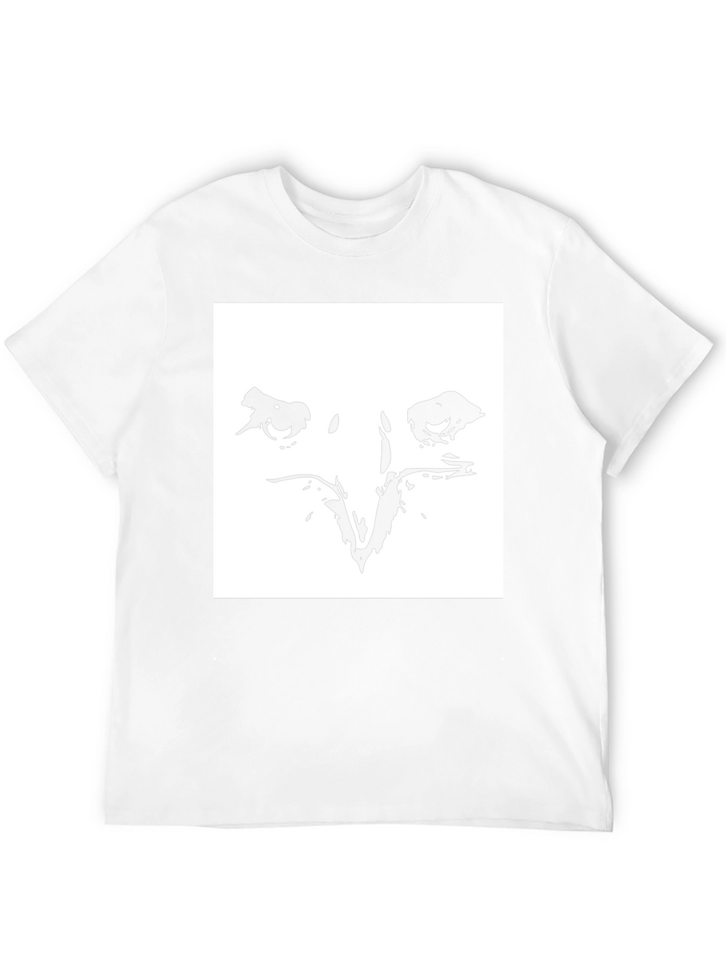 Abstract Eagle Eye Graphic Black T-Shirt