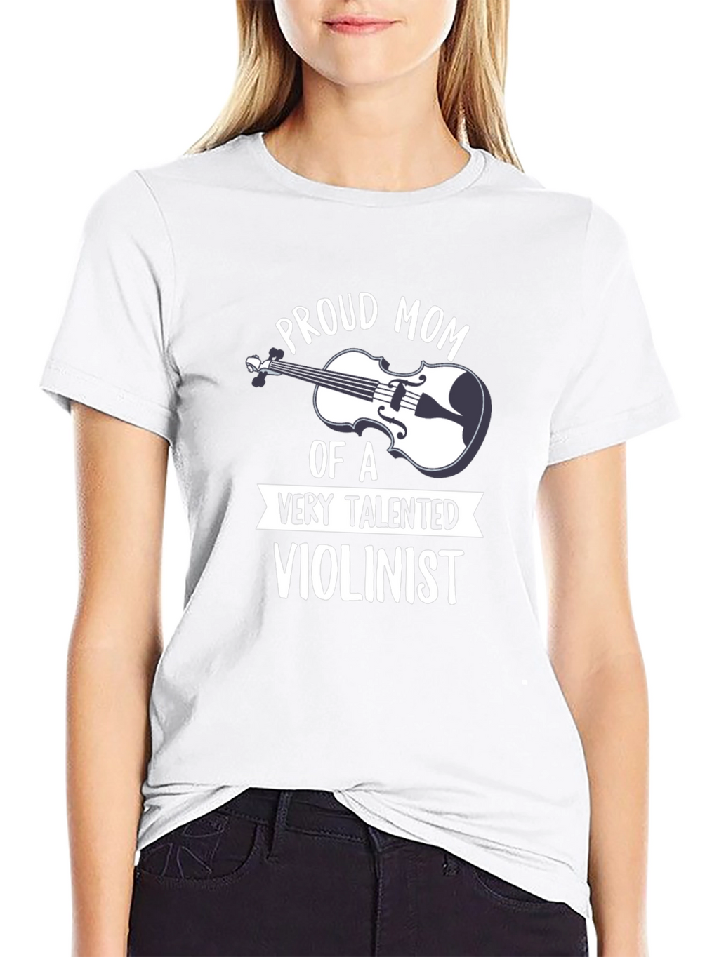 Proud Mom Violinist T-Shirt