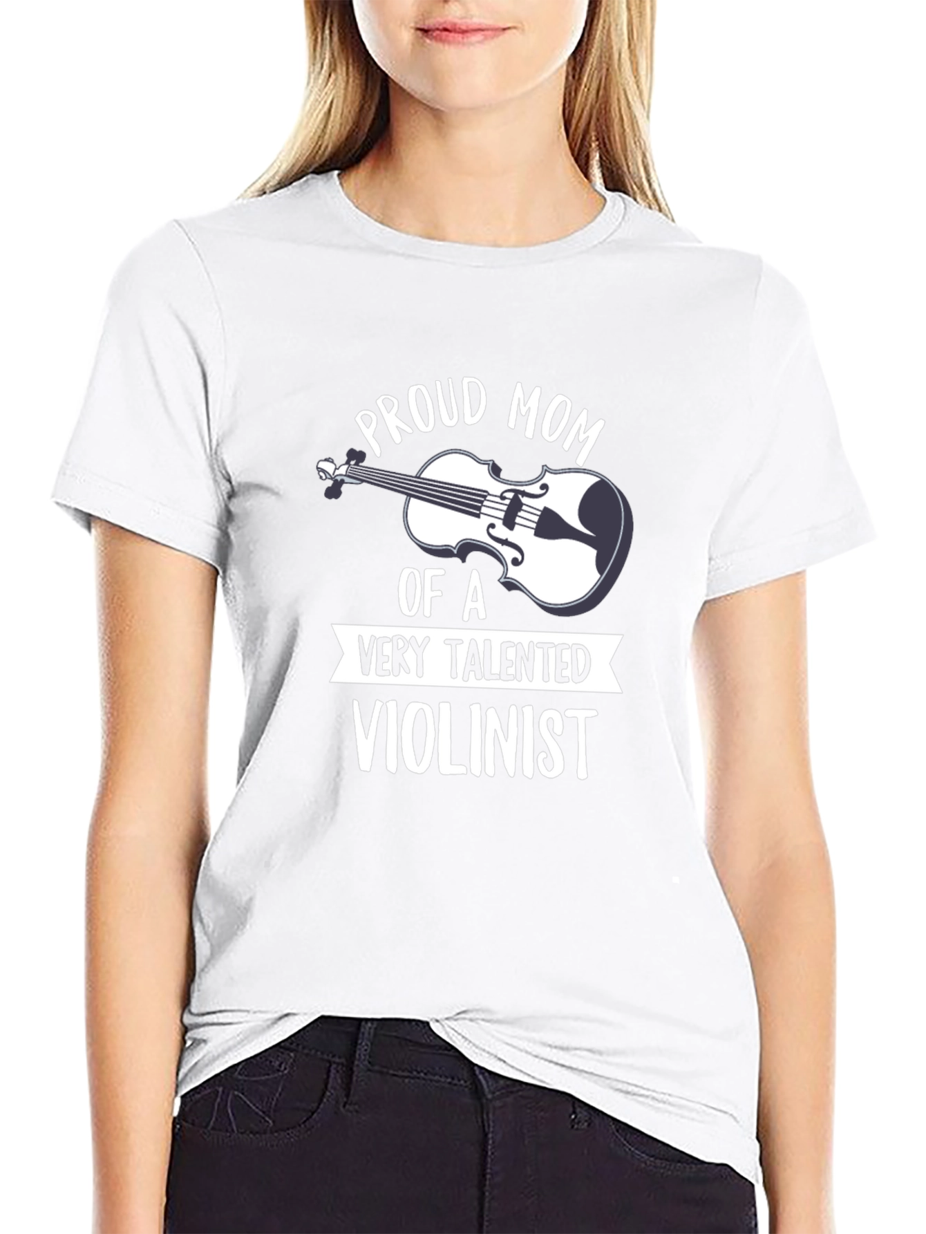 Proud Mom Violinist T-Shirt