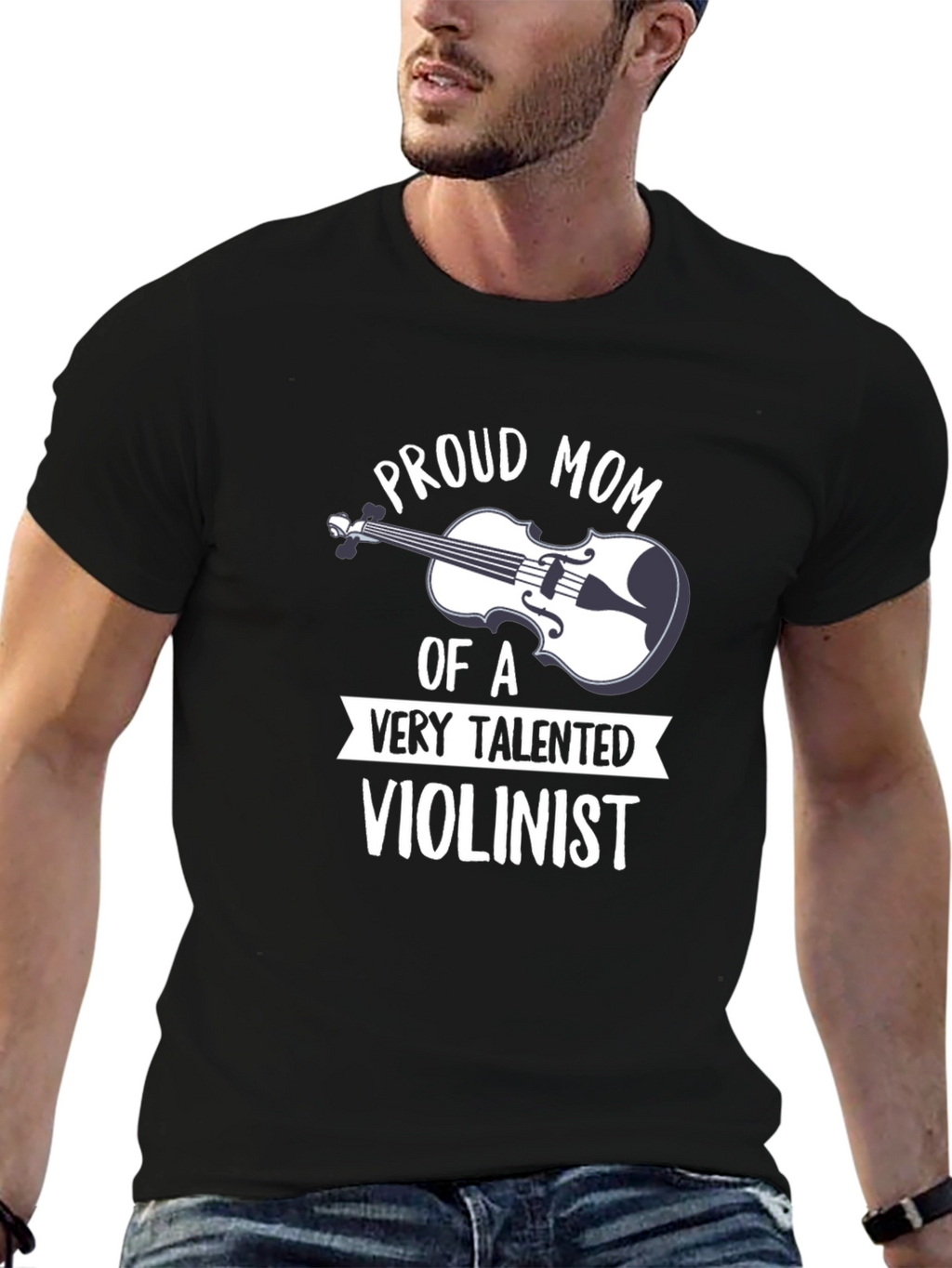 Proud Mom Violinist T-Shirt