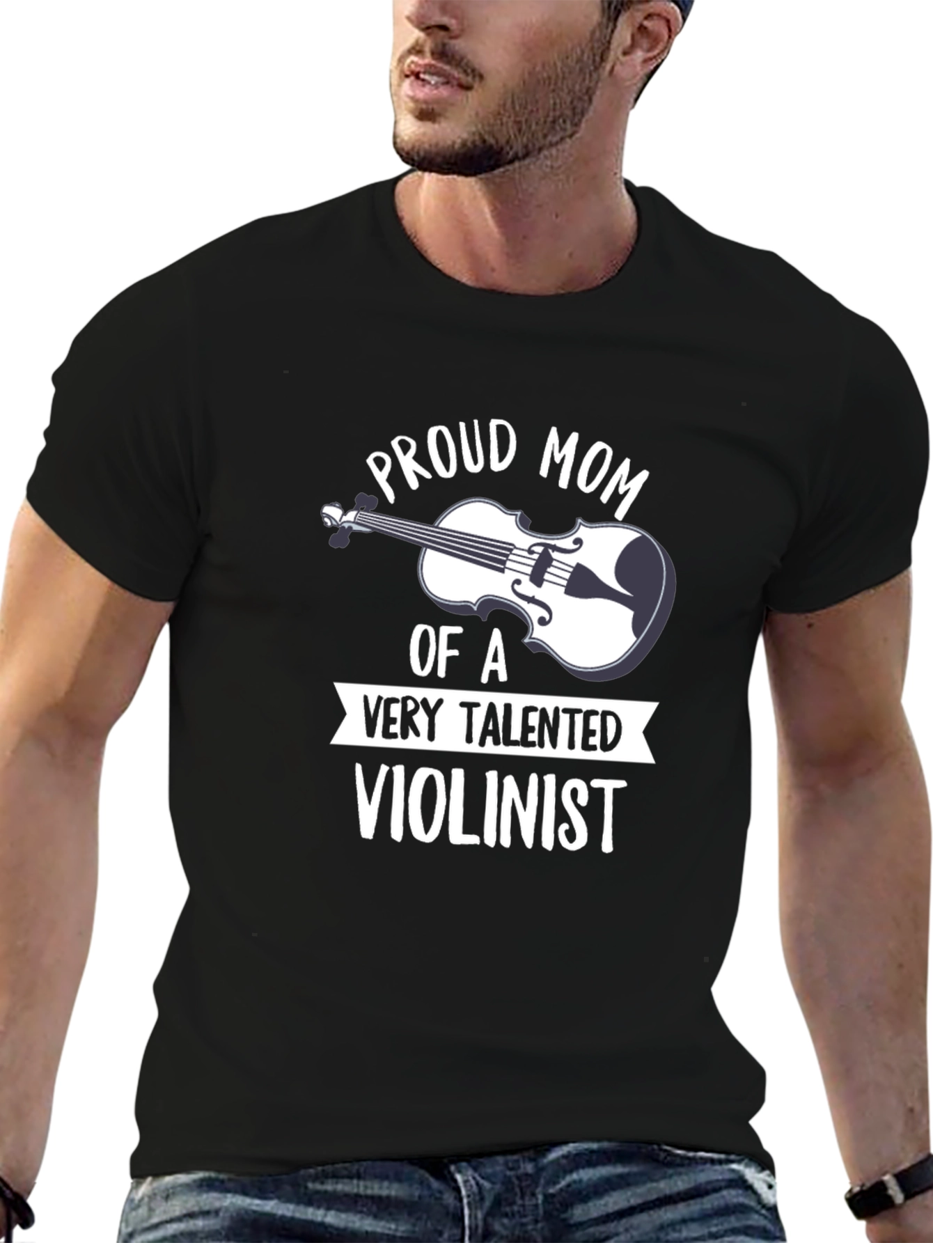 Proud Mom Violinist T-Shirt