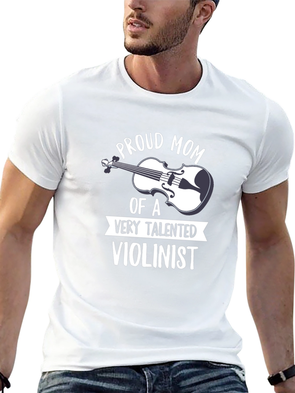 Proud Mom Violinist T-Shirt