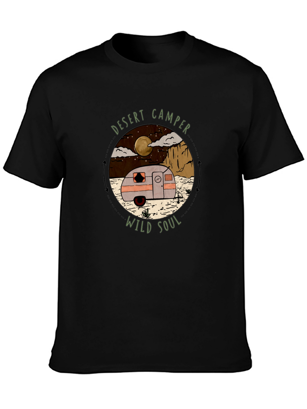 Desert Camper Wild Soul Graphic T-Shirt