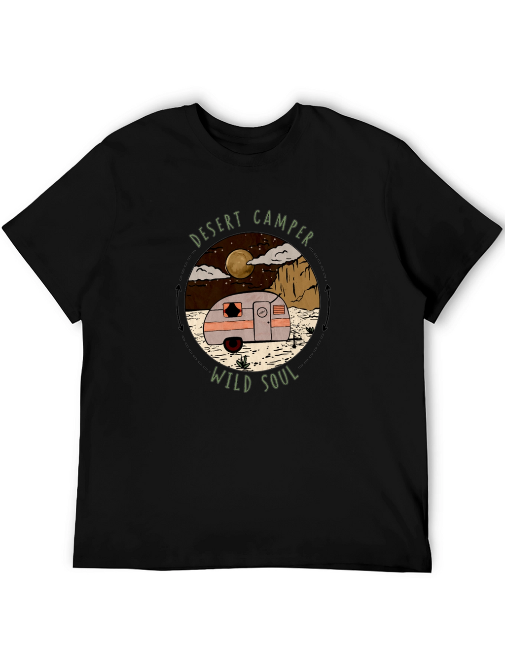 Desert Camper Wild Soul Graphic T-Shirt