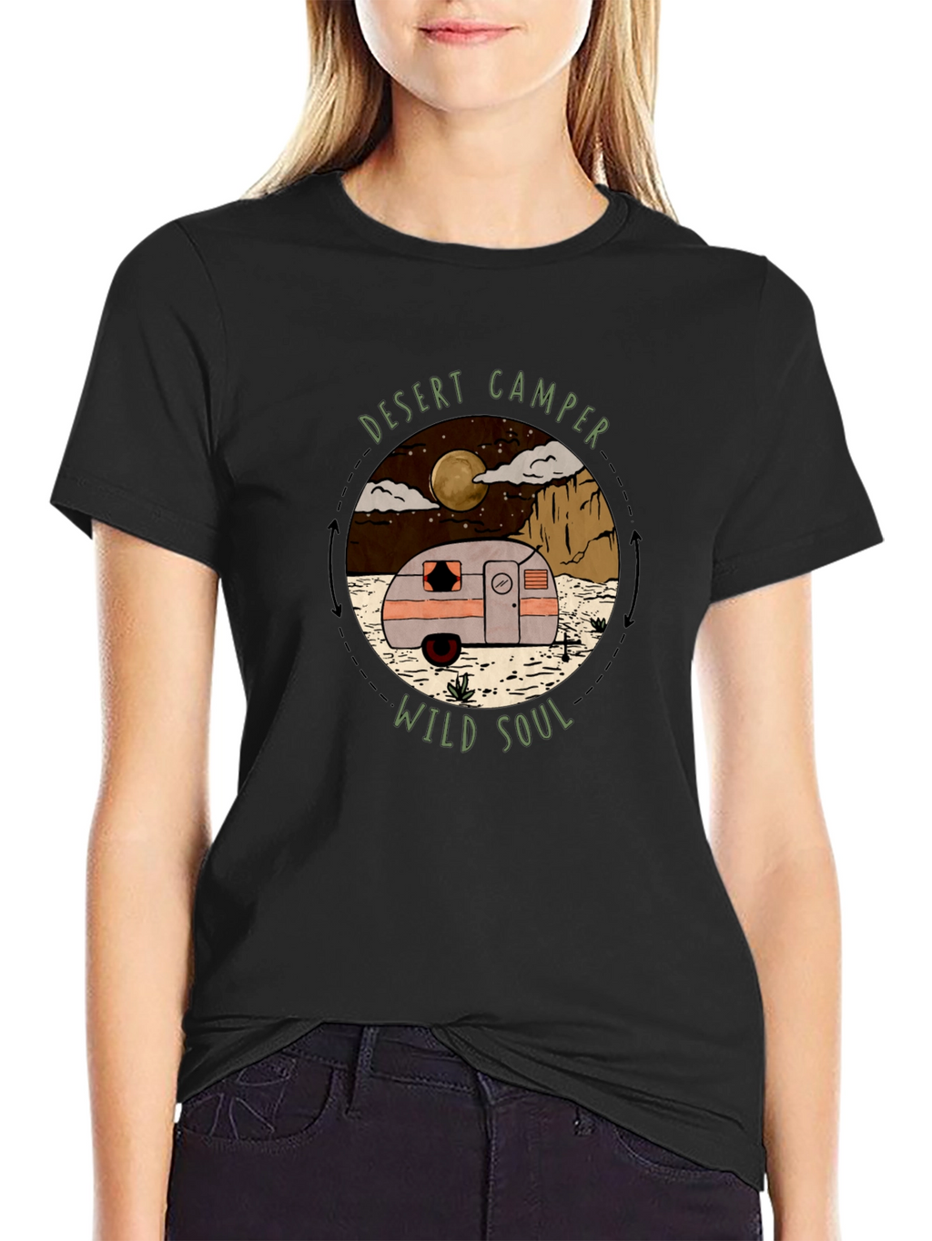 Desert Camper Wild Soul Graphic T-Shirt