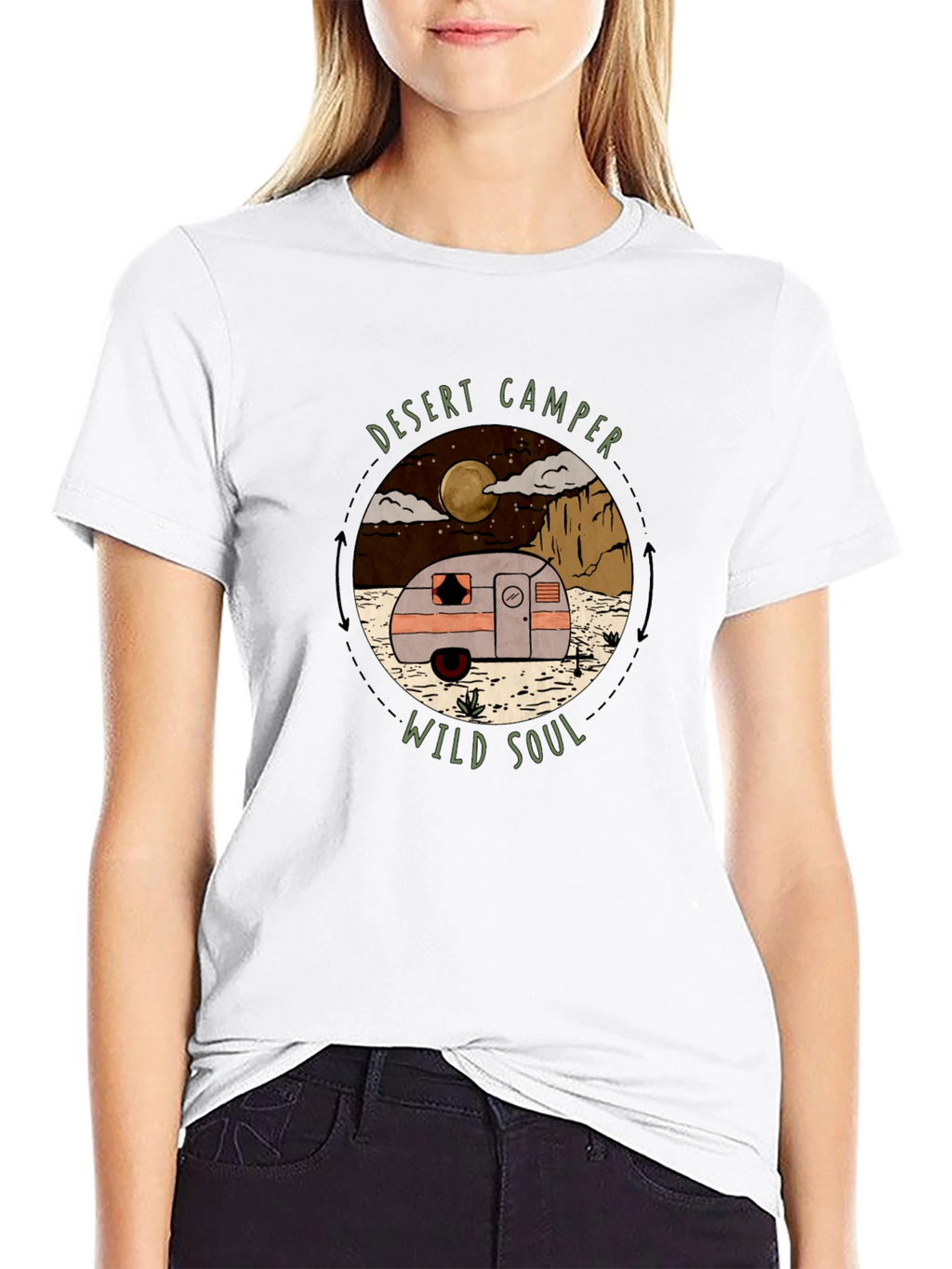 Desert Camper Wild Soul Graphic T-Shirt
