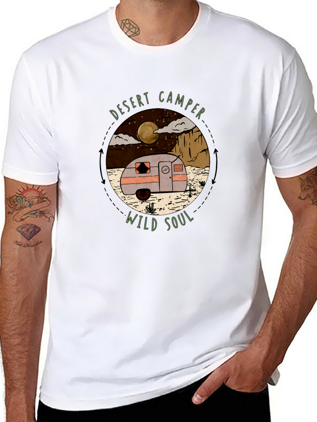 Desert Camper Wild Soul Graphic T-Shirt