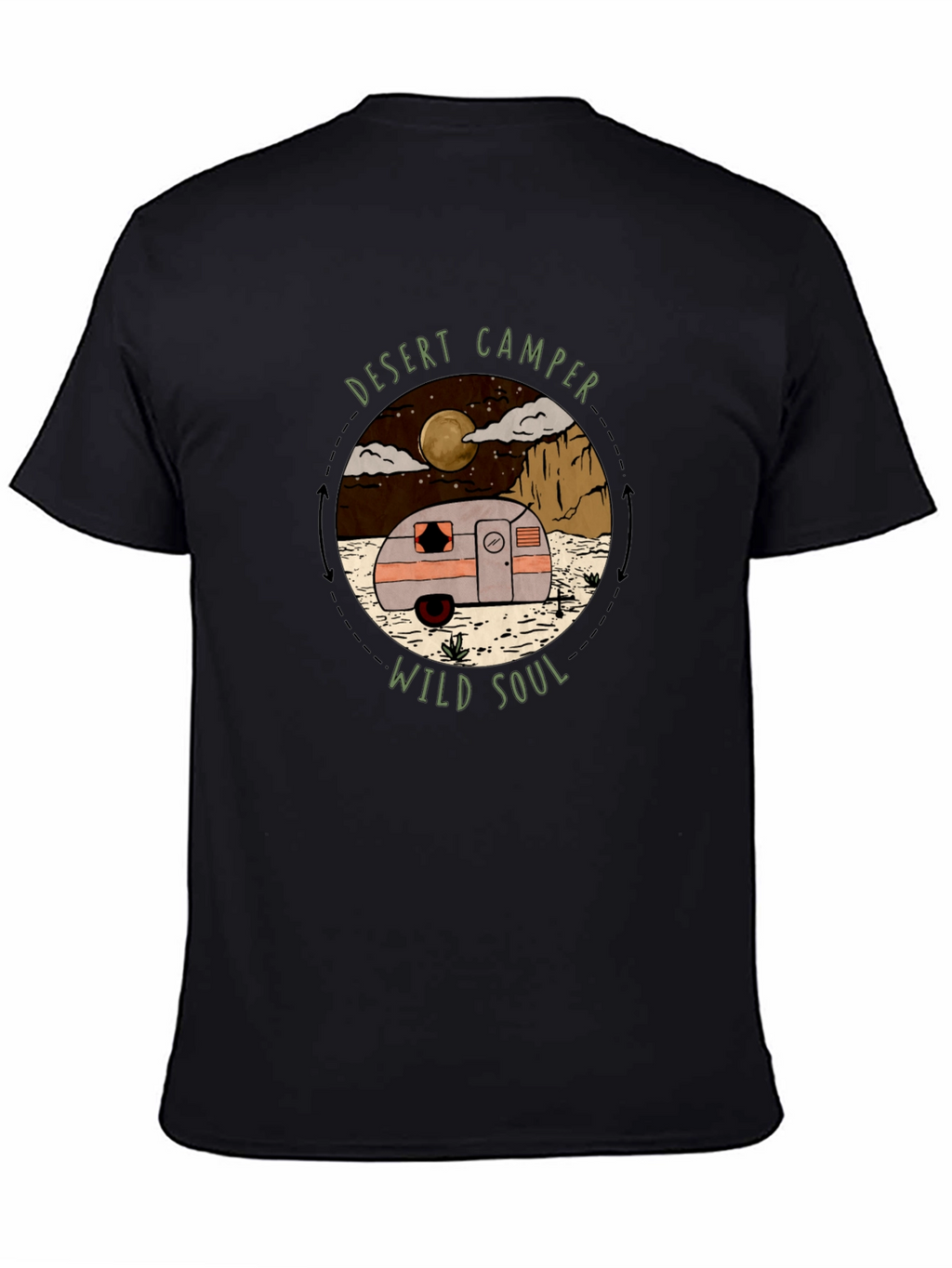 Desert Camper Wild Soul Graphic T-Shirt