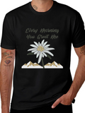 Every Morning Tee: Mountain Flower Graphic