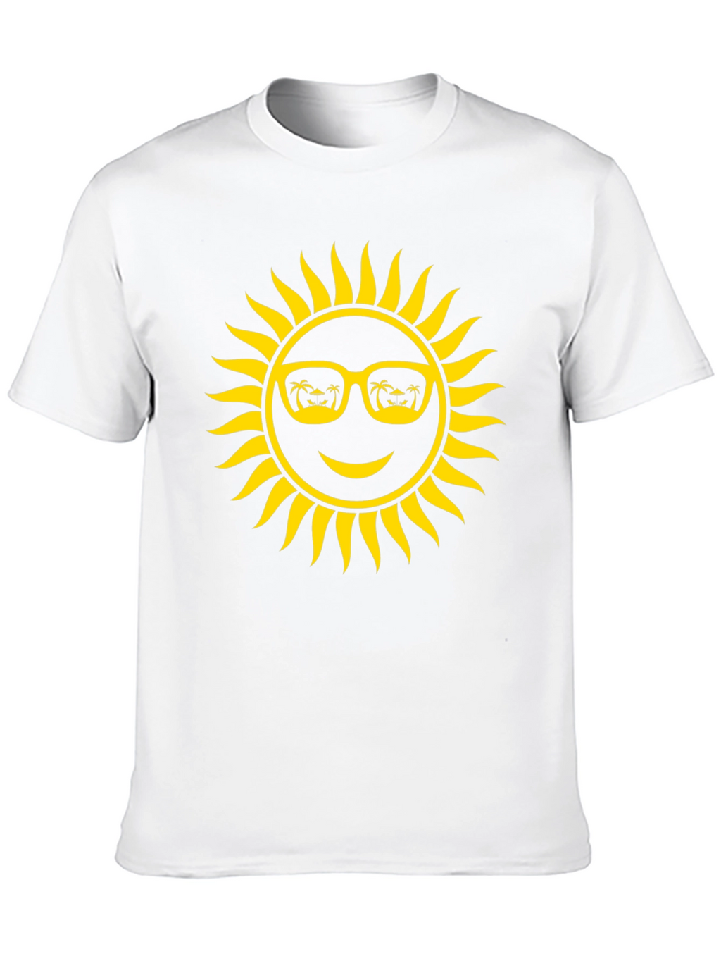 Summer Sun Graphic T-Shirt - Black