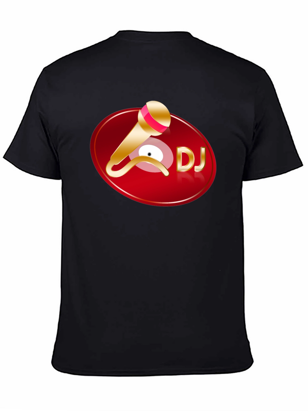DJ Graphic T-Shirt - Black Cotton Tee