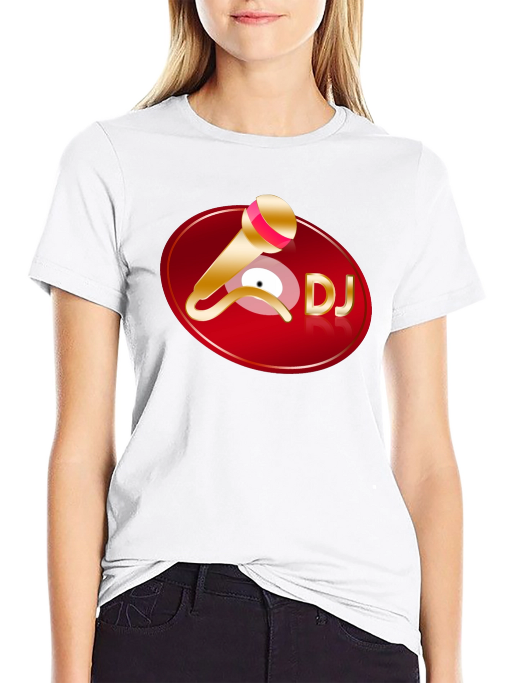 DJ Graphic T-Shirt - Black Cotton Tee