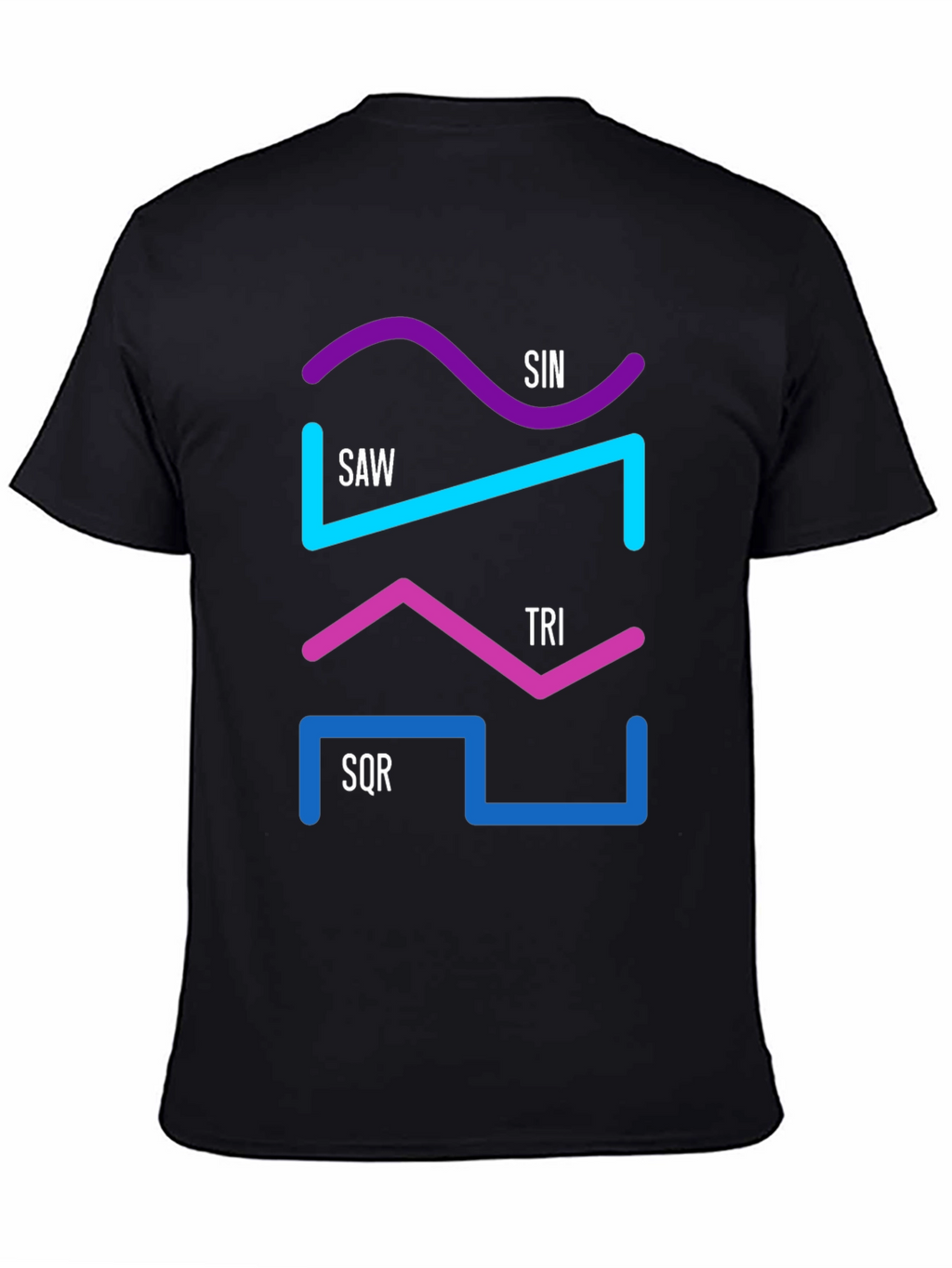 Synth Waveform Graphic T-Shirt