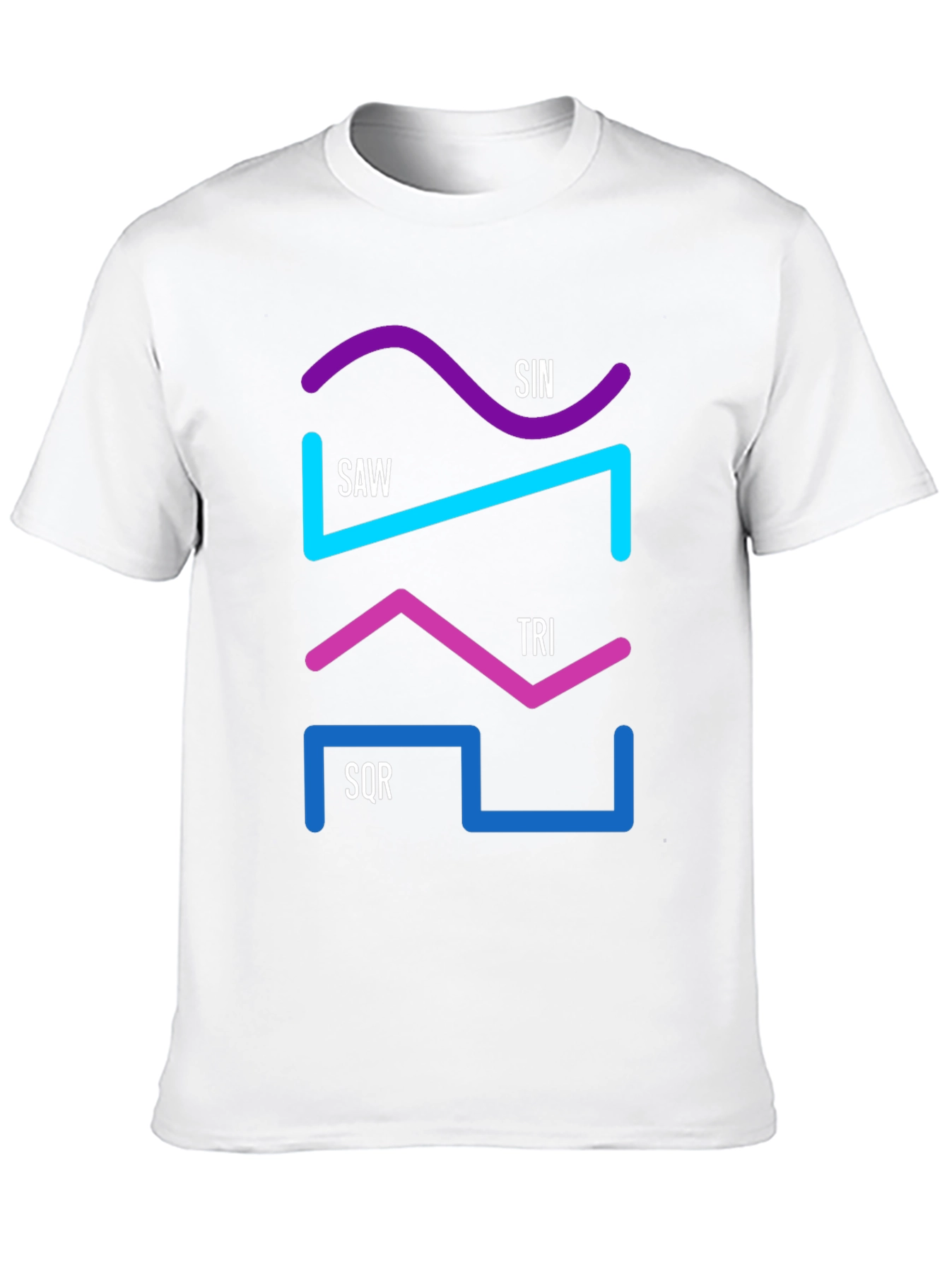 Synth Waveform Graphic T-Shirt