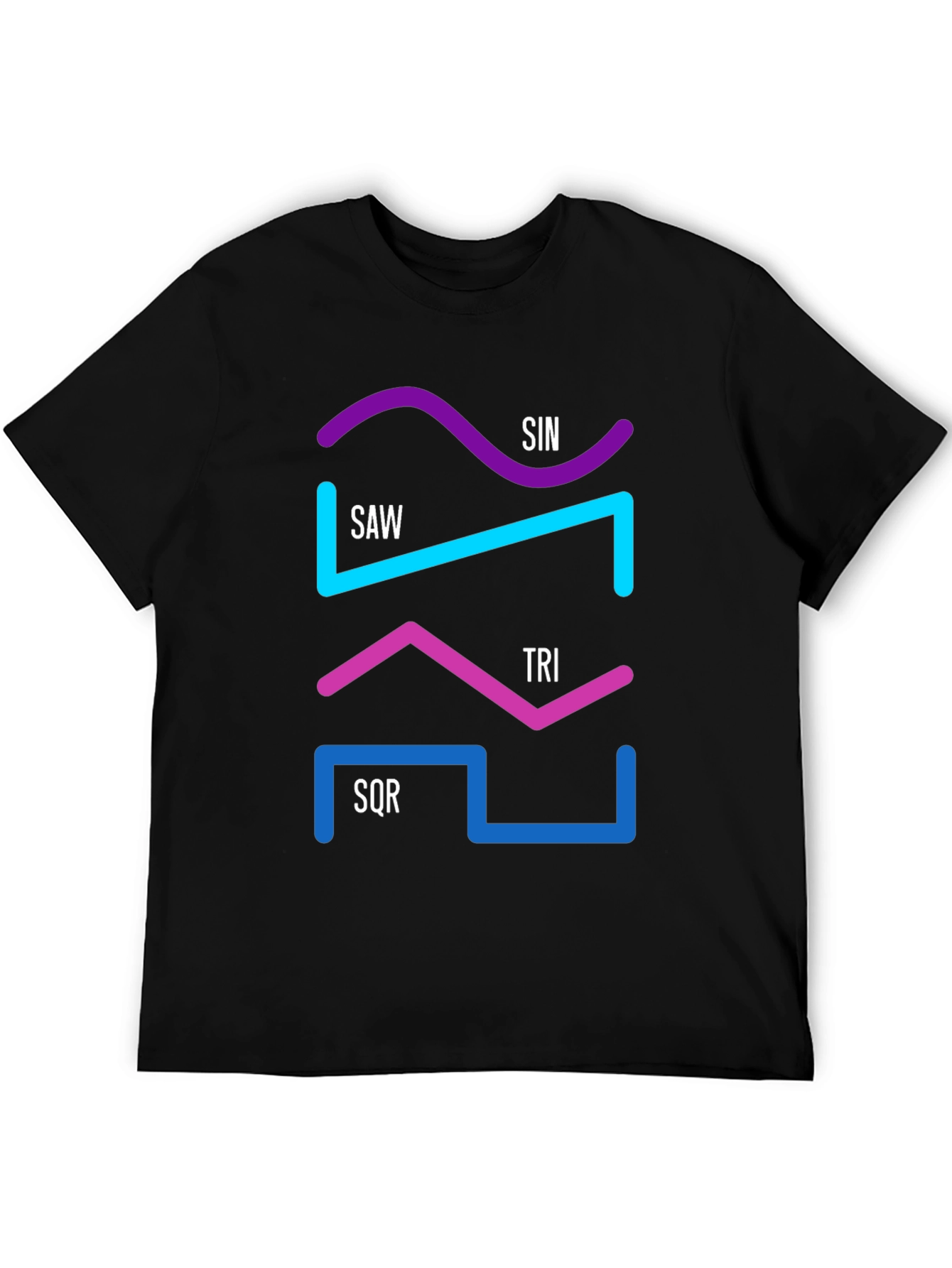 Synth Waveform Graphic T-Shirt
