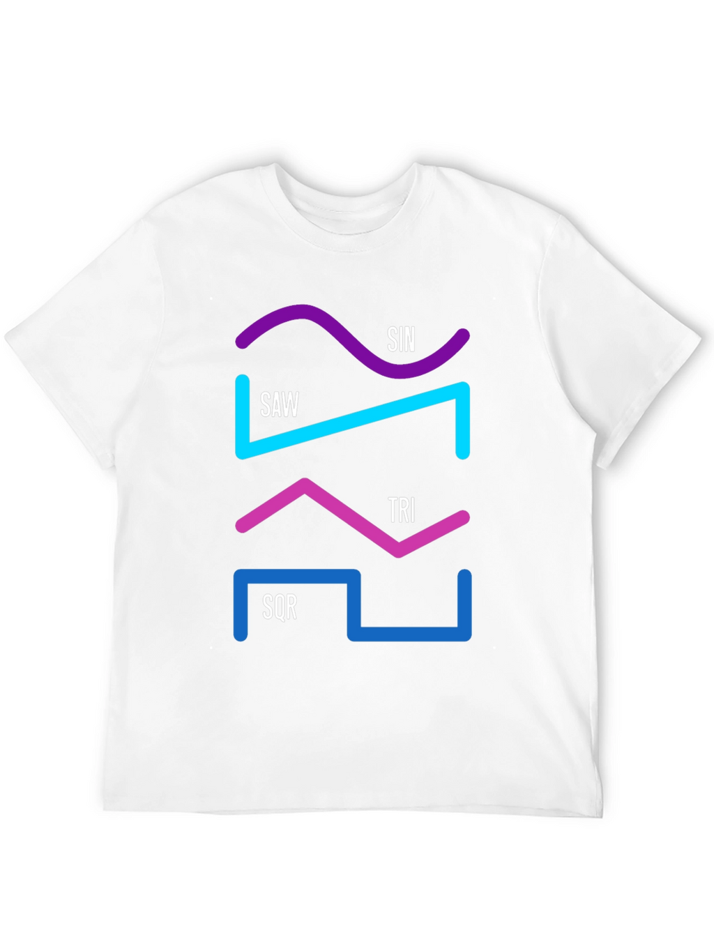 Synth Waveform Graphic T-Shirt