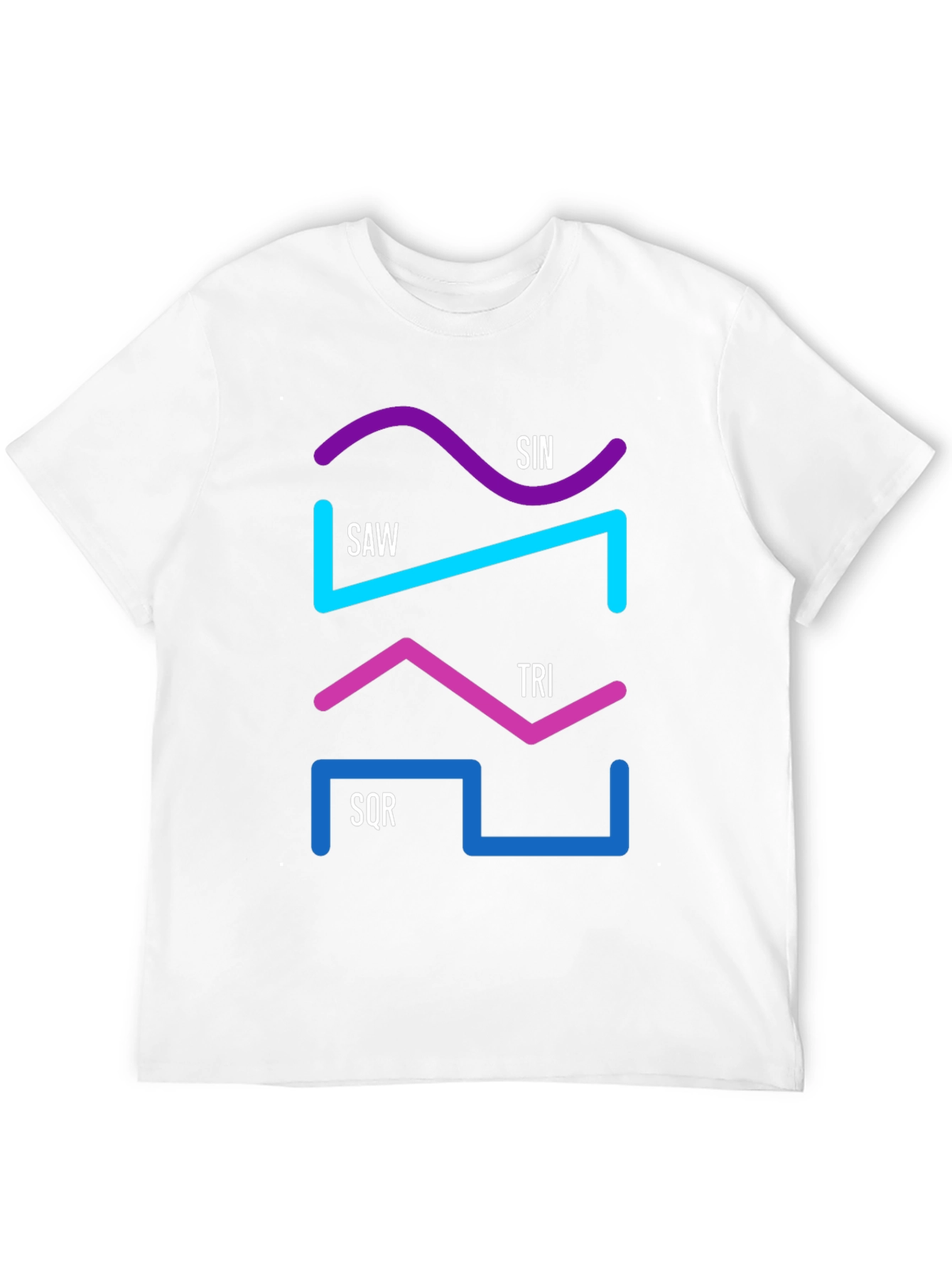 Synth Waveform Graphic T-Shirt
