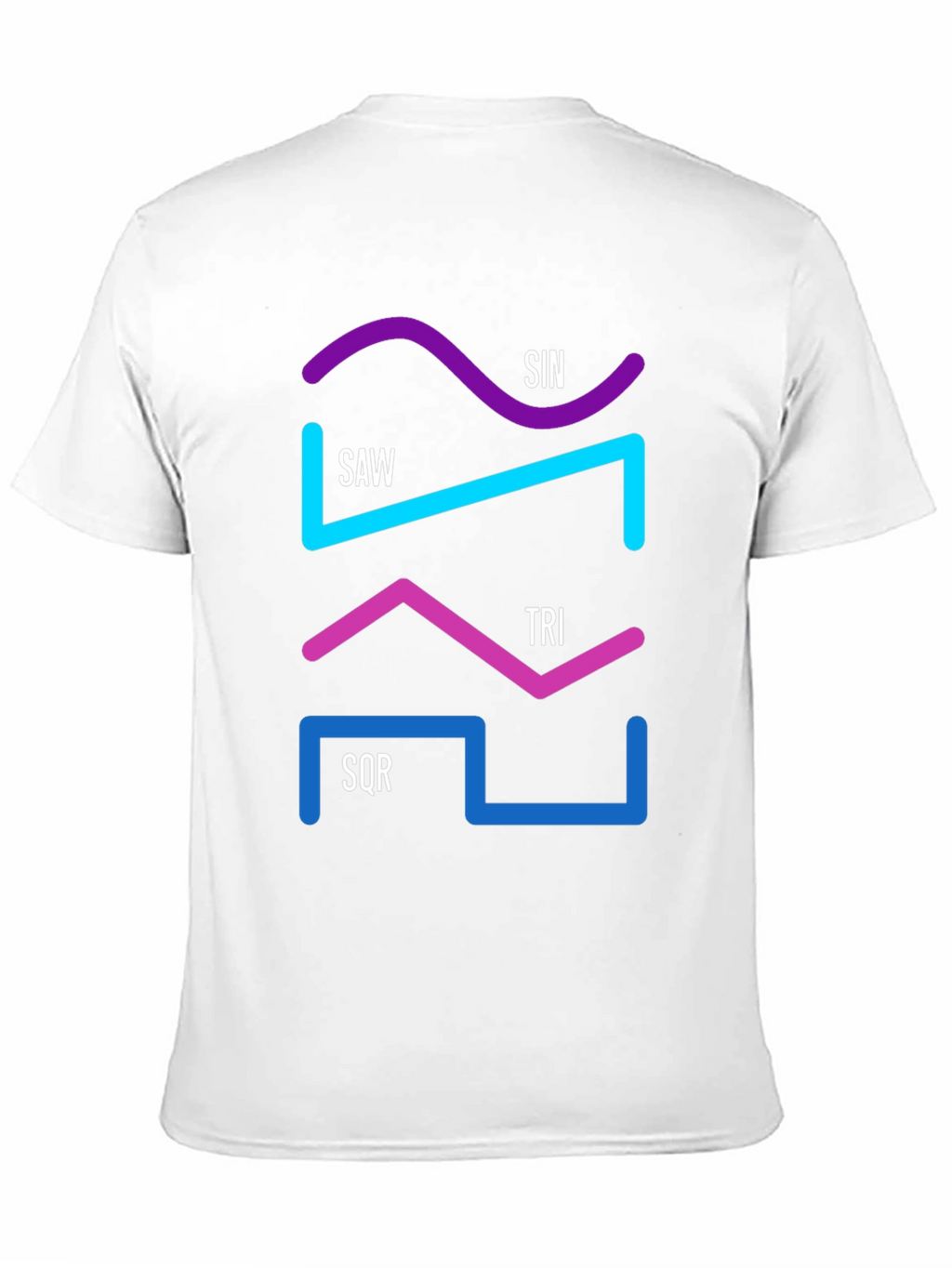 Synth Waveform Graphic T-Shirt