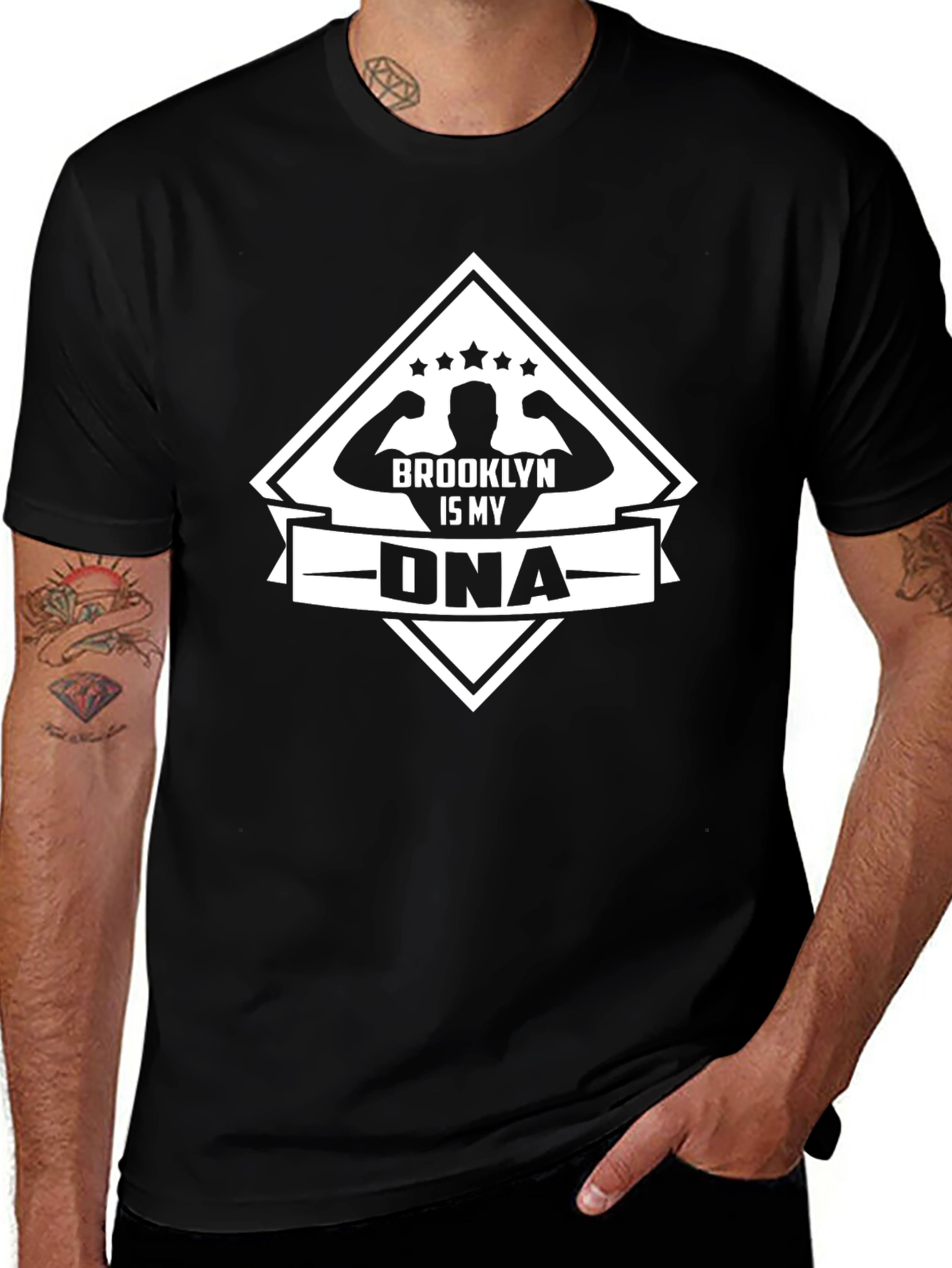 Brooklyn DNA Graphic Tee - Bold Stylish and Comfortable