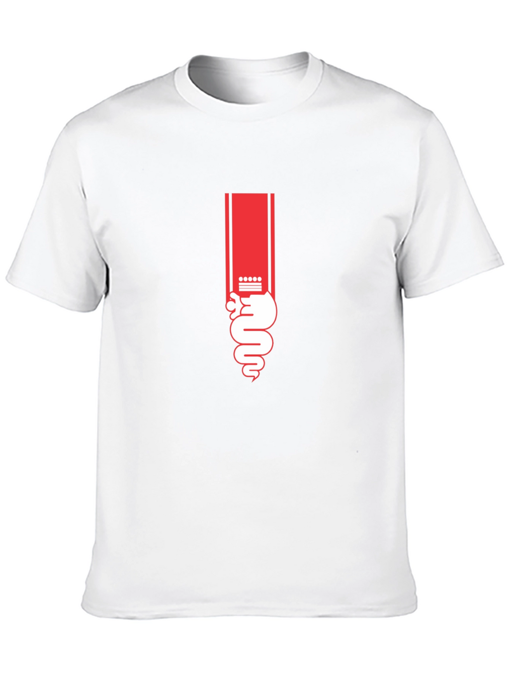 Serpent Graphic Tee - Stylish Black Cotton T-Shirt