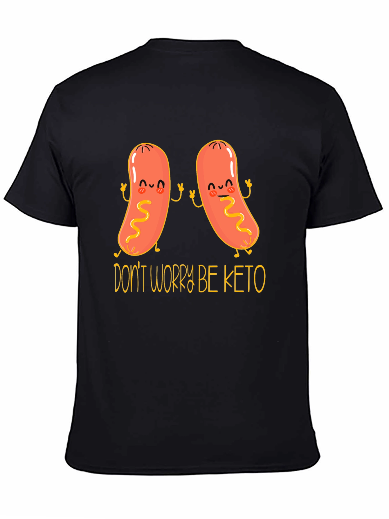 Dont Worry Be Keto Funny T-Shirt