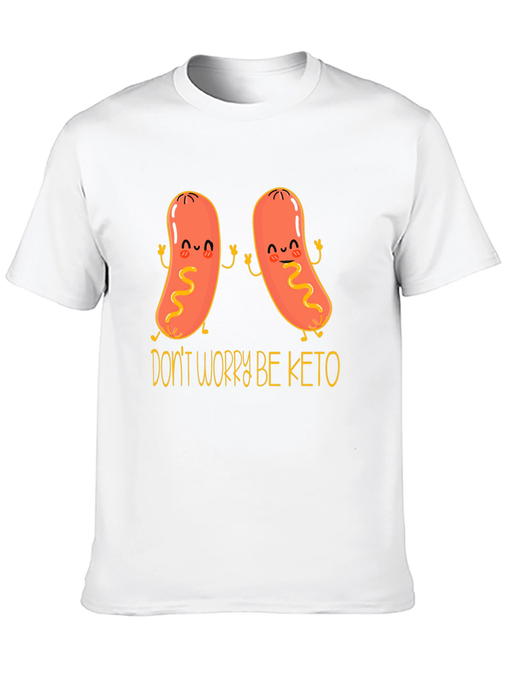 Dont Worry Be Keto Funny T-Shirt