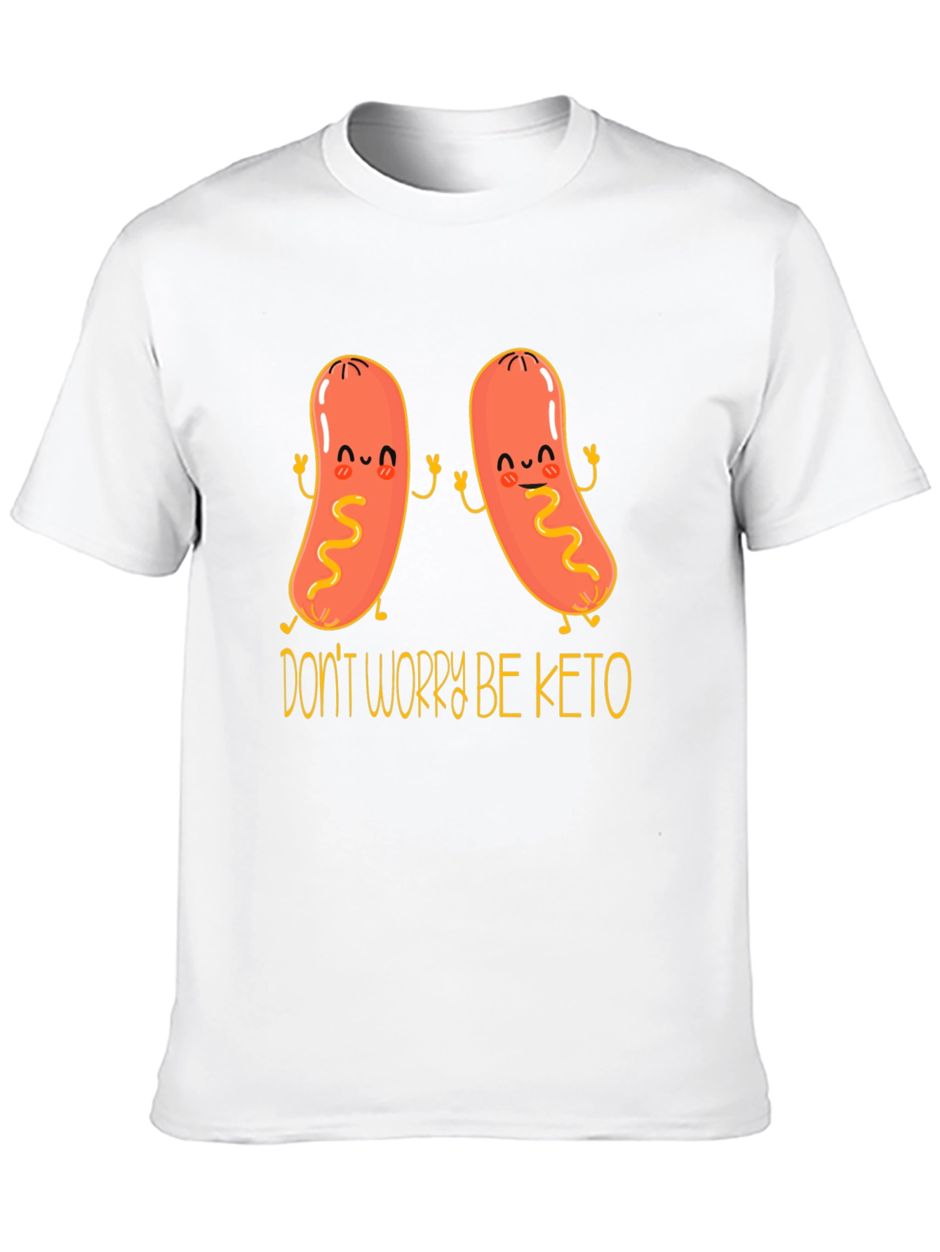 Dont Worry Be Keto Funny T-Shirt