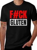 F#CK Gluten Graphic T-Shirt - Bold Statement Tee