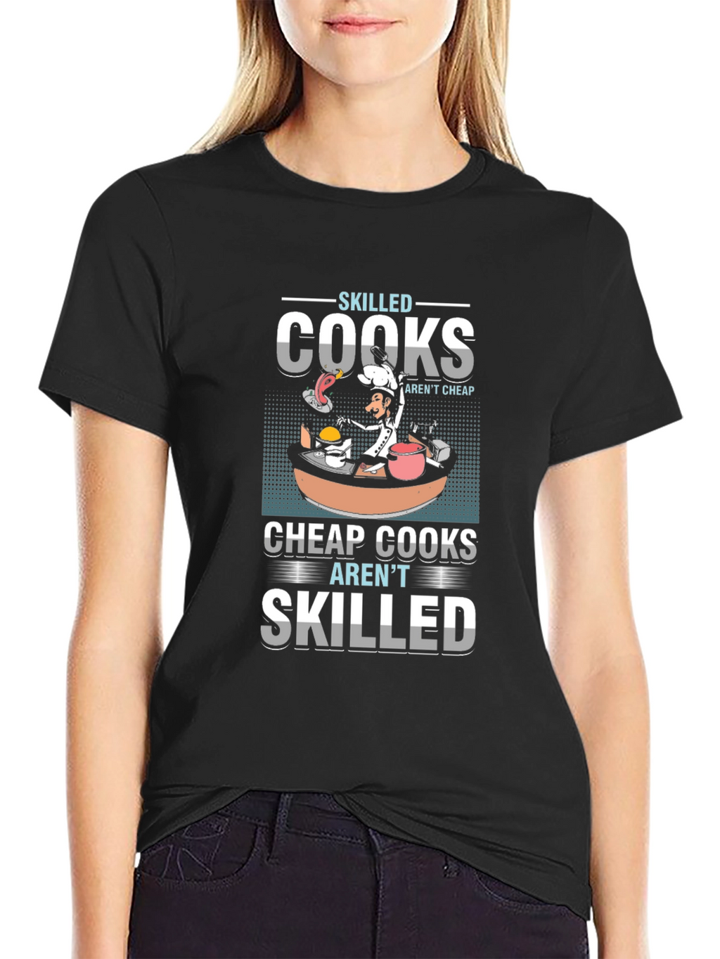 Skilled Cooks Graphic T-Shirt - Unique Culinary Design