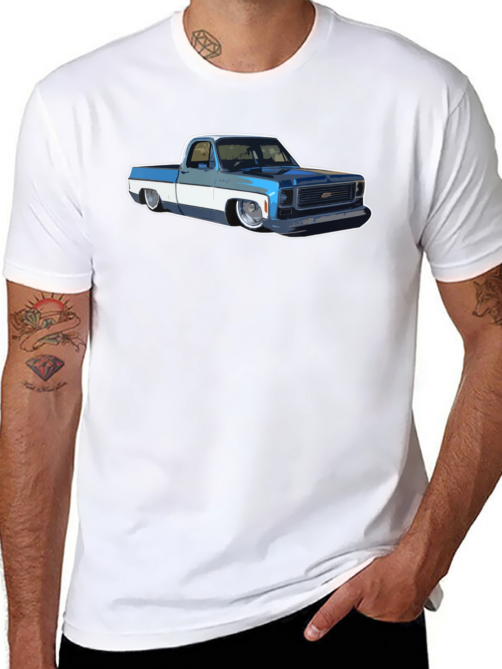 Classic Truck Graphic Tee - Mens Black T-Shirt