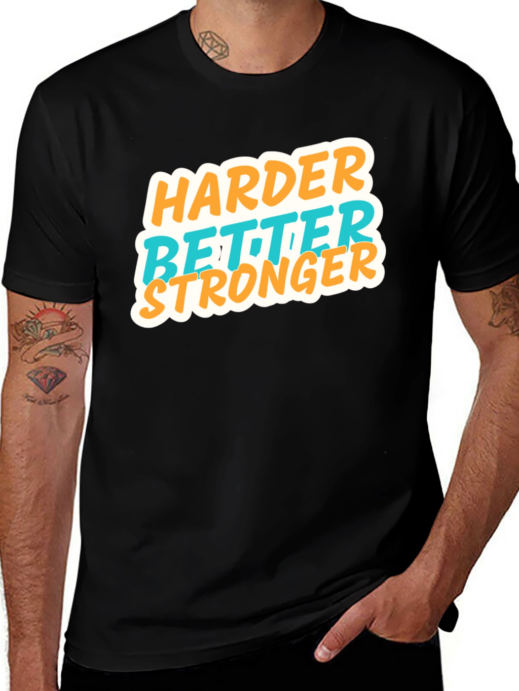 Harder Better Stronger Graphic Tee